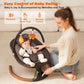 Babyeap Baby Swing for Infants, Electric Swing with 5 Sway Speed, 10 Lullabies, Black