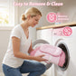 Babyeap Baby Swing for Infants,Electric Swing for Baby with Remote Control, 5 Speeds,Built-In Sounds,Pink