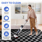CozyDesg Shag Area Rugs,5'x8'/8' x 10' Soft Fluffy Floor Rugs Checkered Carpet，Washable Area Rugs for Living Room Bedroom Decor,Beige & White