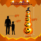 Yexmas 10ft Halloween Inflatable Pumpkins Outdoor Decor with Black Cat Tombstone and Spectre,Built-in LED Lights,for Halloween Party,Yard,Garden,Lawn