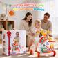 Yexmas 4-in-1 Baby Walker, Baby Push Walker with Wheels, Sit-to-Stand Baby Activity Center, Early Learning Walking Toys, Birthday&Christmas Gift for Toddlers