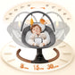 Babyeap Baby Swing for Infants, Electric Swing with 5 Sway Speed, 10 Lullabies, Black