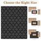 CozyDesg Area Rugs for Living Room，Black Rugs Shag Fluffy Shaggy Bedside Carpet, Large rug for Living Room Bedroom Dining Room Office Home Decor