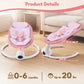 Babyeap Baby Swing for Infants, Electric Swing with Remote Control,5 Sway Speeds,Built-In Music,Pink