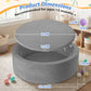 babyeap Ball Pit with 65 Balls,Glowing Foam Ball Pit for Toddlers,Large Soft Baby Playpen Ball Pool for Indoor & Outdoor Play,Round Kids Play Pit,Gray