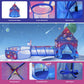 Yexmas 3 in 1 Kids Ball Pit with Play Tent and Play Tunnel, Kids Pop Up Tent for Indoor Outdoor, Toys for Boys Girls Babies Toddlers Playhouse