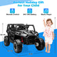 Yexmas 24V Kids Ride on Car Truck,2 Seater Kids Electric Car with Remote Control,Toddler Ride on Car with 110lb Weight Capacity,Black
