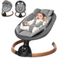Babyeap Baby Swing for Infants,Bluetooth Control 5-point Harness Newborn Swing,5 Sway Speed,10 Lullabies(Gray)
