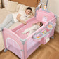 Babyeap 5 in 1 Baby Bassinet,Baby Sleeping Bed,Baby Changing Table,Baby Playpen,Standalone Baby Crib,Baby Bedside Bassinet for Newborn Baby
