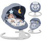 Babyeap Baby Swing for Infants - APP Remote Bluetooth Control, 5 Speed Settings, 10 Lullabies, USB Plug