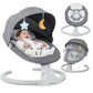 Babyeap Baby Swing for Infants - APP Remote Bluetooth Control, 5 Speed Settings, 10 Lullabies, USB Plug