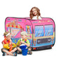 Yexmas Ice Cream Car Pop Up Tent with Carrying Case, Playhouse Indoor and Outdoor Kids Play Tent for Boys and Girls Children 3+ Years Gift