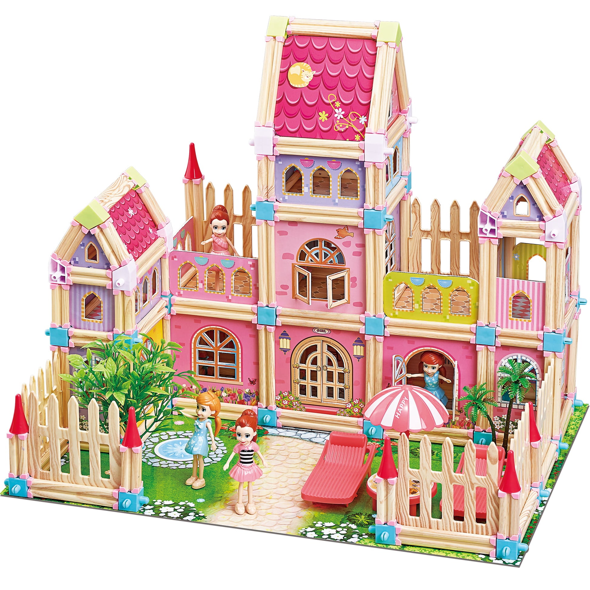 3D Puzzle Architecture Dream House Assembly Construction Toy Party Favor  Castle