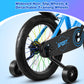 Lookfly 14" Kids Bike for Boys and Girls with Removable Training Wheels,Children's Cicycle,Blue