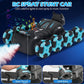 Yexmas 8WD Gesture Sensing Stunt Rc Cars,2.4GHz Hand Remote Control Car with Lights Music Spray for Christmas Birthday Party Present,Gift for 7 8 9 year old boys