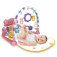 Babyeap Baby Gym Play Mat 3 in 1 Fitness Rack with Music and Lights Fun Piano Baby Activity Center