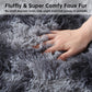 CozyDesg 5ft x 8ft Area Rugs, Soft Fluffy Area Rugs Floor Mat Floor Rugs for Living Room Bedroom Modern Decor Carpet, Dark Gray
