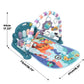 Babyeap Baby Gym Play Mat 3 in 1 Fitness Rack with Music and Lights Fun Piano Baby Activity Center