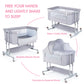 Babyeap Baby Bassinet Bedside Sleeper Bassinet For 0-6 months Baby Unisex
